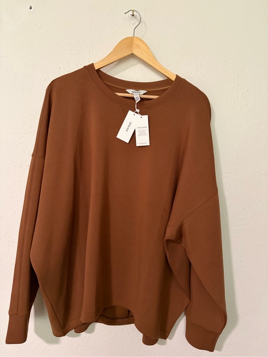 SPANX Tops - NWT Spanx Air Essentials Crewneck Pullover Sweatshirt Size 2X